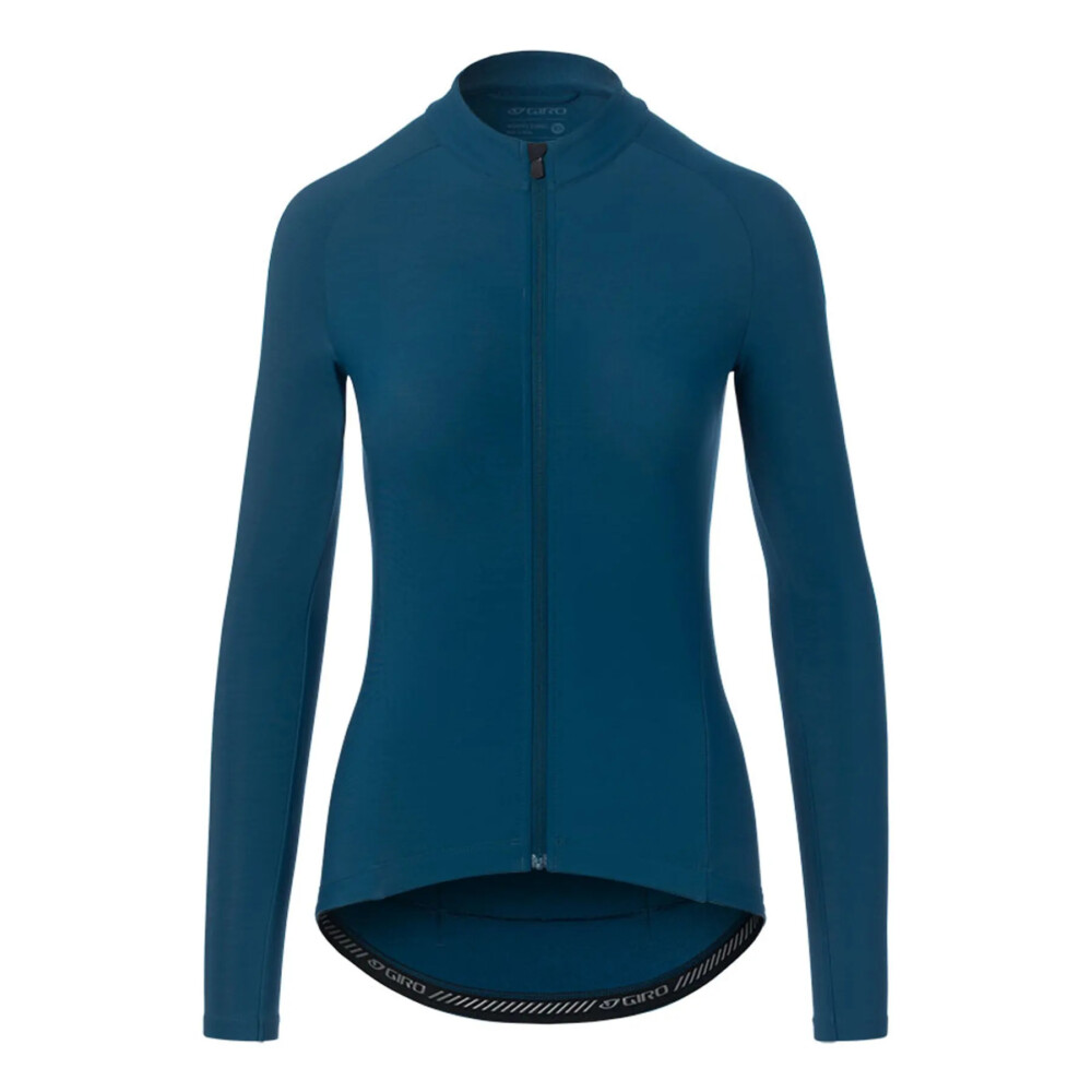 maillot-mujer-giro-chrono-ls-thermal-azul-jersey-woman-bicimax