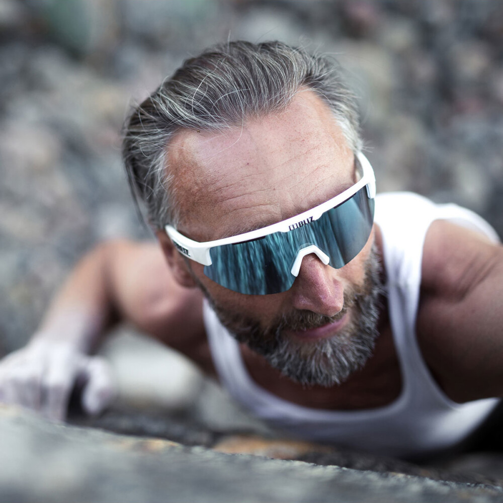 Gafas Bliz Matrix Blanco/Smoke Blue - Imagen 7